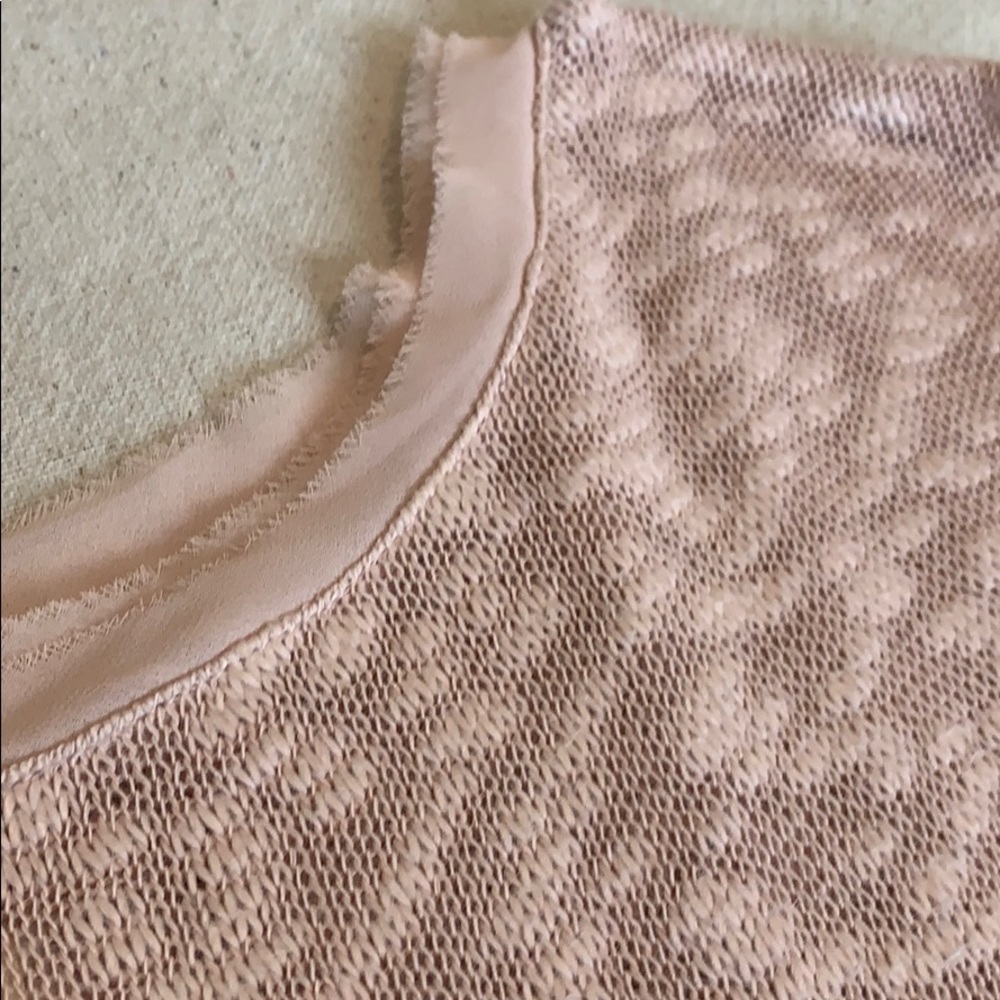 Anthropologie Deletta Blush Sweater top XS - Picture 6 of 8
